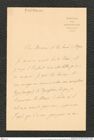 Nachlass Franz Steindachner, Brief von Alfred Grandidier an Franz Steindachner (01.09.1880), Inv.Nr. 175.01, Seite 1